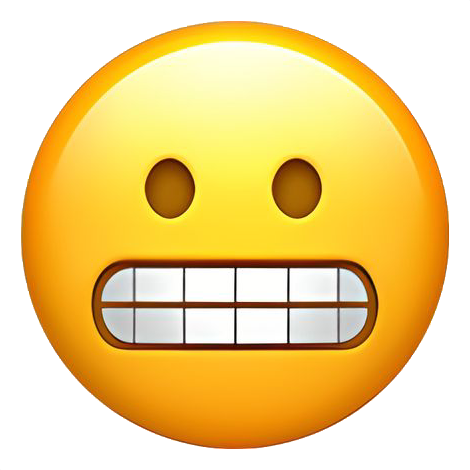 Grimacing